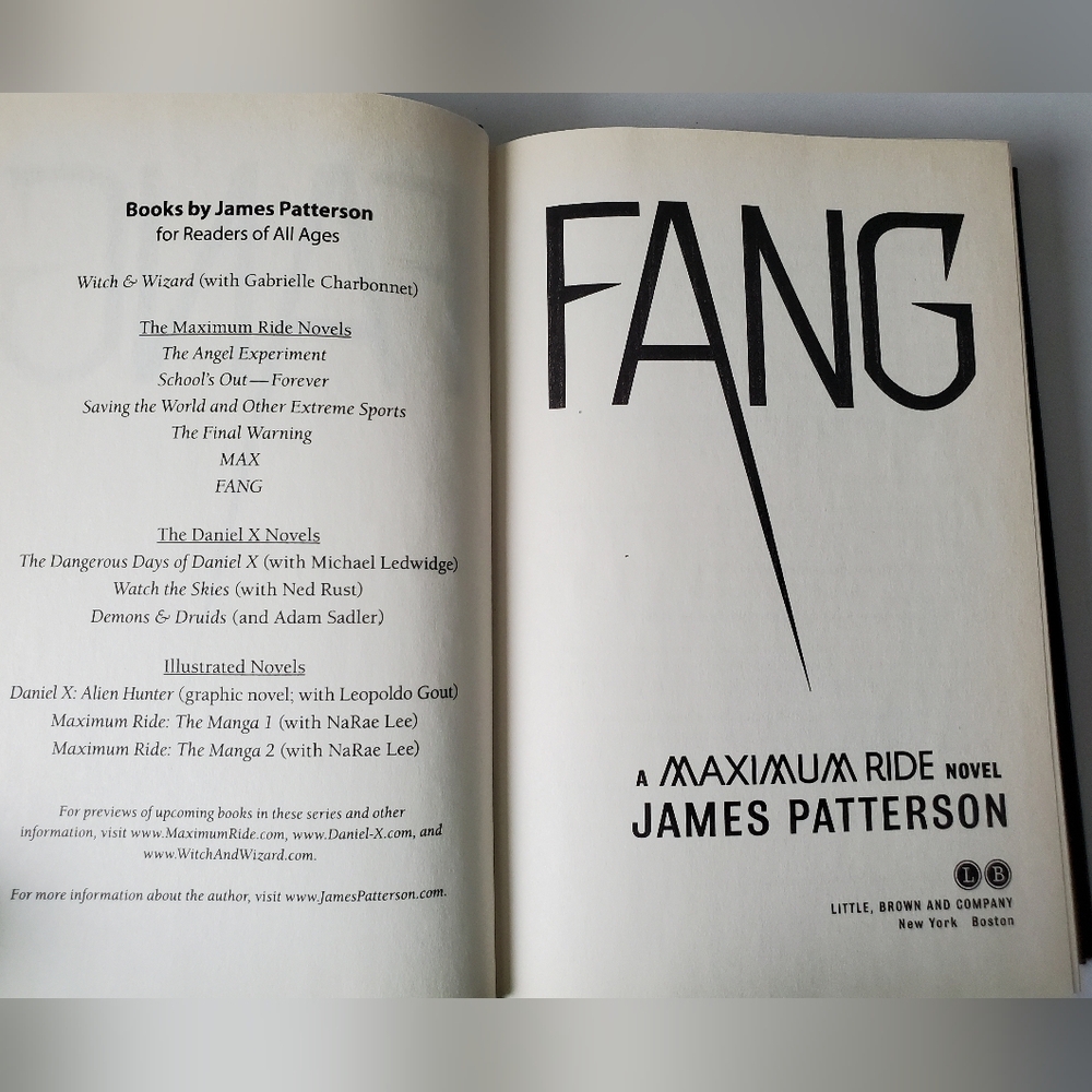 Fang | Maximum Ride: Book 5 - Picture 8 of 8